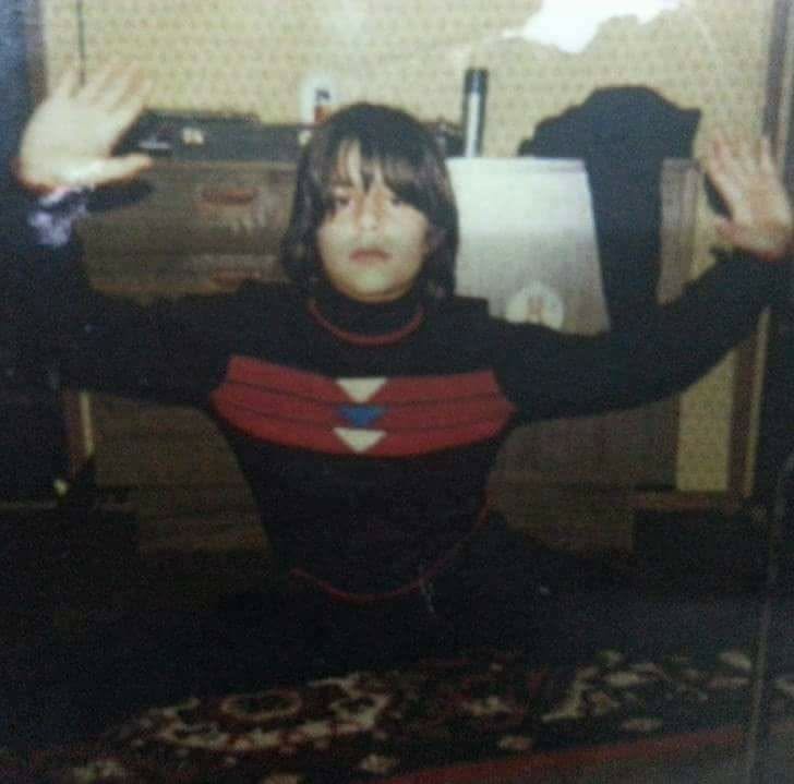 The boy at the beginning